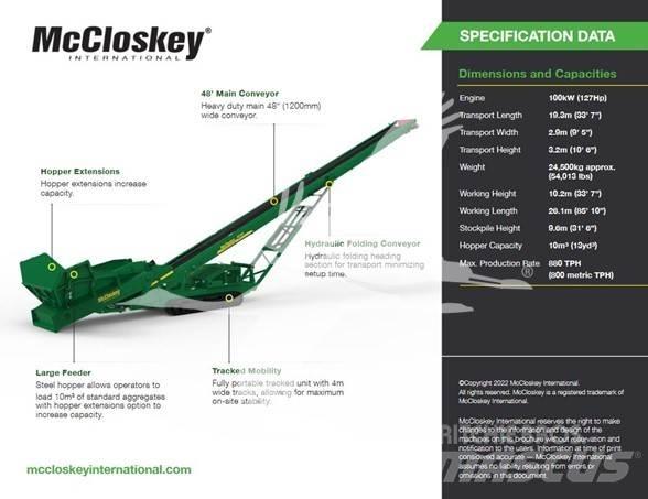 McCloskey RF80 Transportband