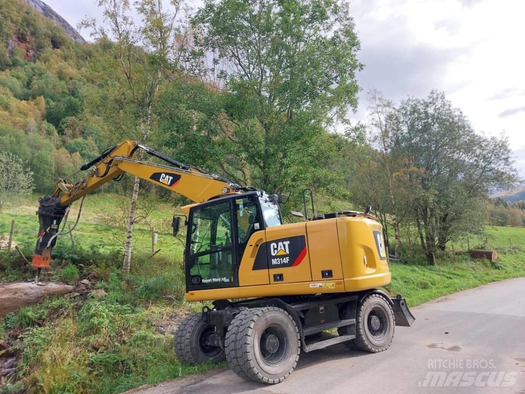 CAT M 314 F Hjulgrävare