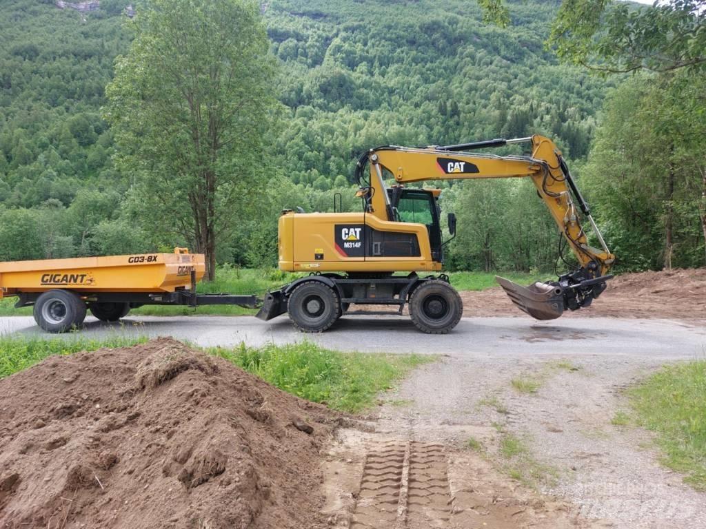 CAT M 314 F Hjulgrävare