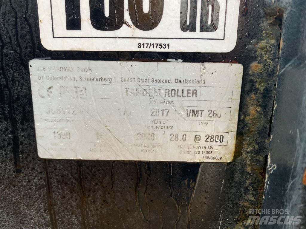 JCB VMT 260-120 Tvåvalsvältar