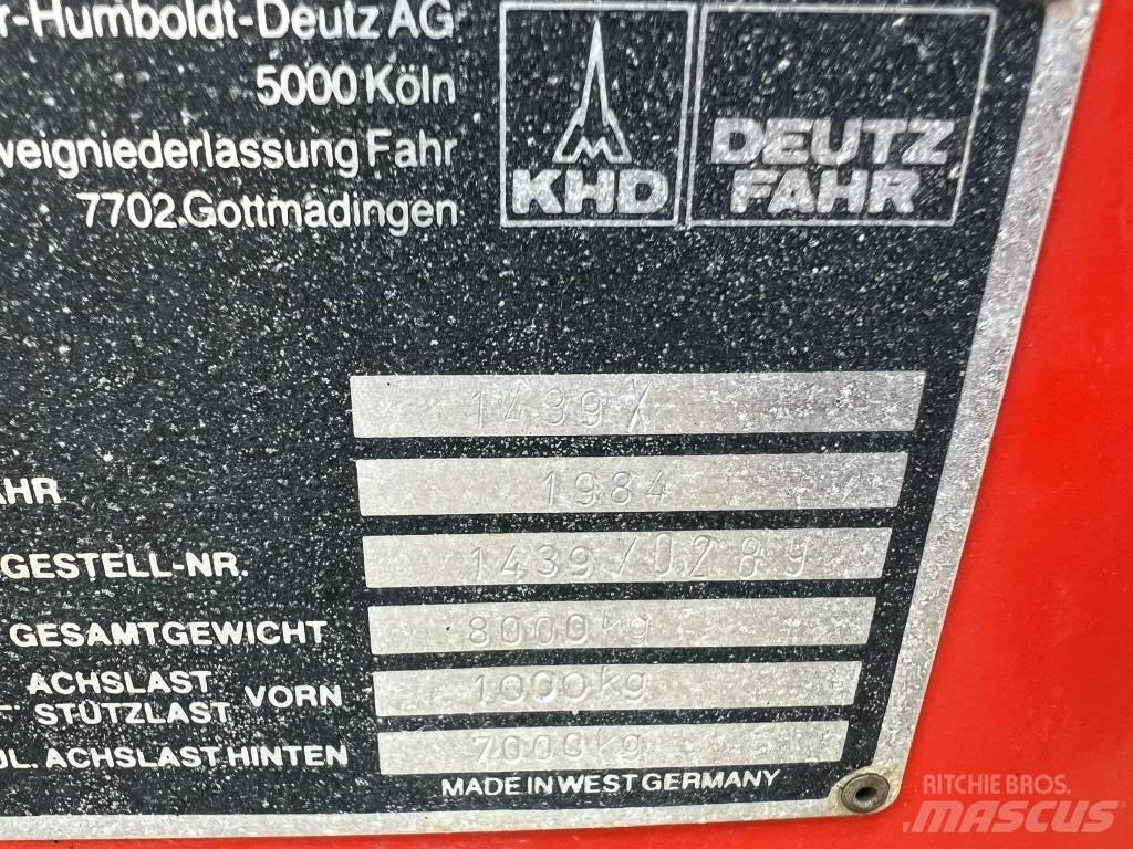 Deutz Fahr F 570 Hackvagn / Självlastarvagn