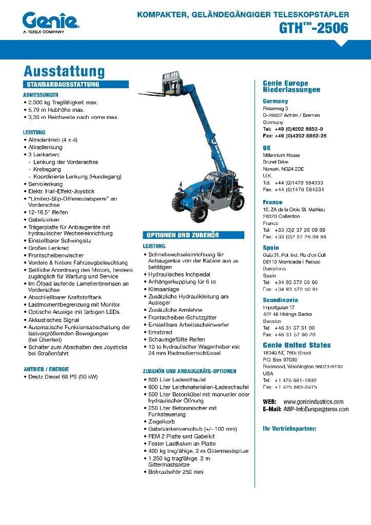 Genie 2506 Teleskoplastare