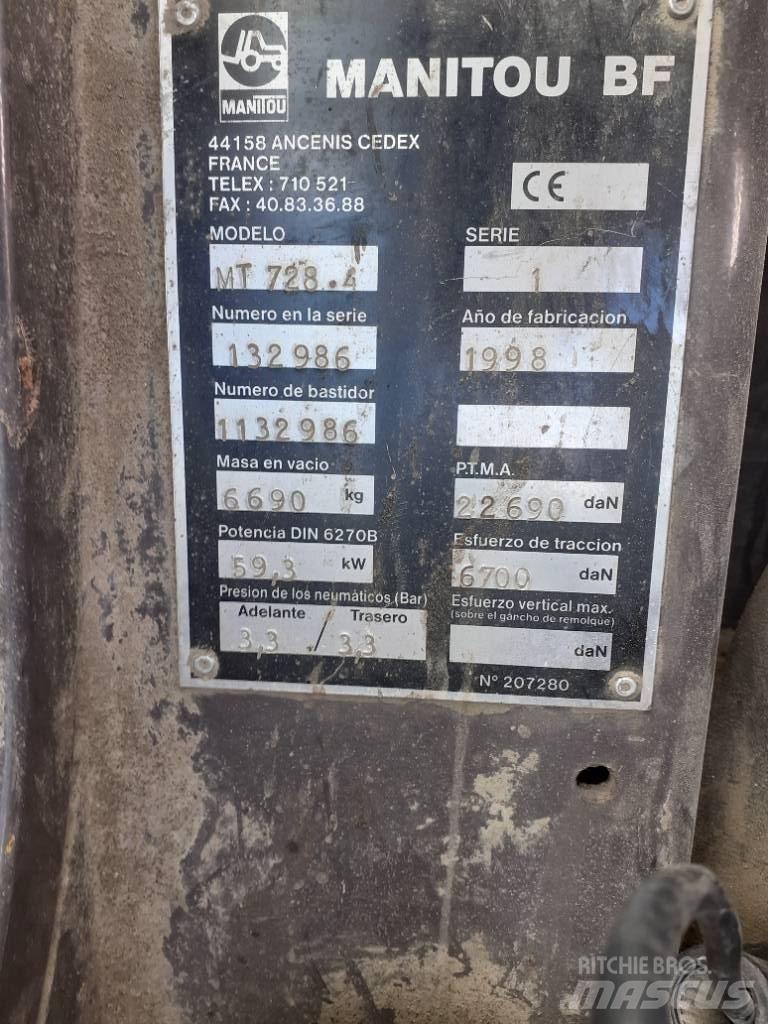 Manitou MT 728-4 Teleskoplastare