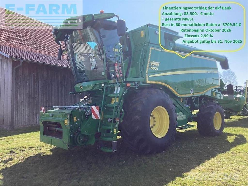 John Deere t560 hm Skördetröskor