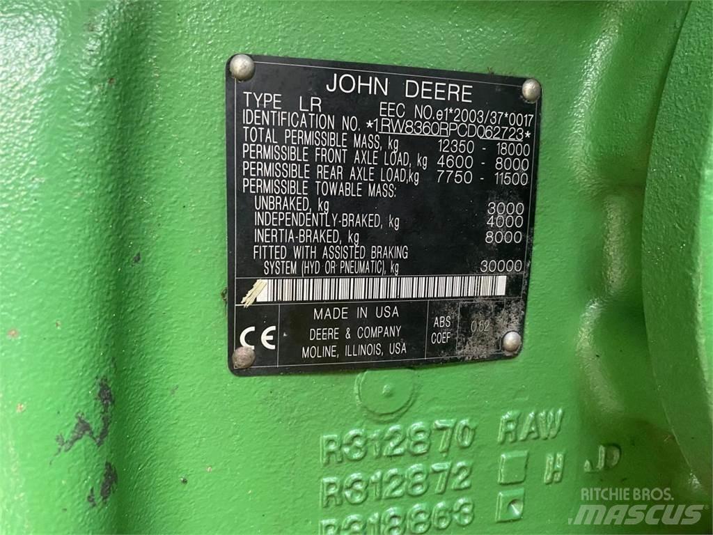John Deere 8360R Traktorer