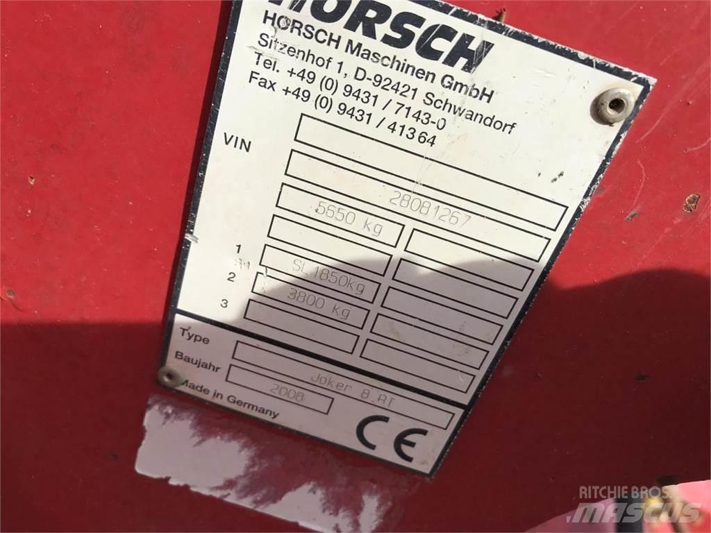 Horsch JOKER 8 RT Tallriksredskap