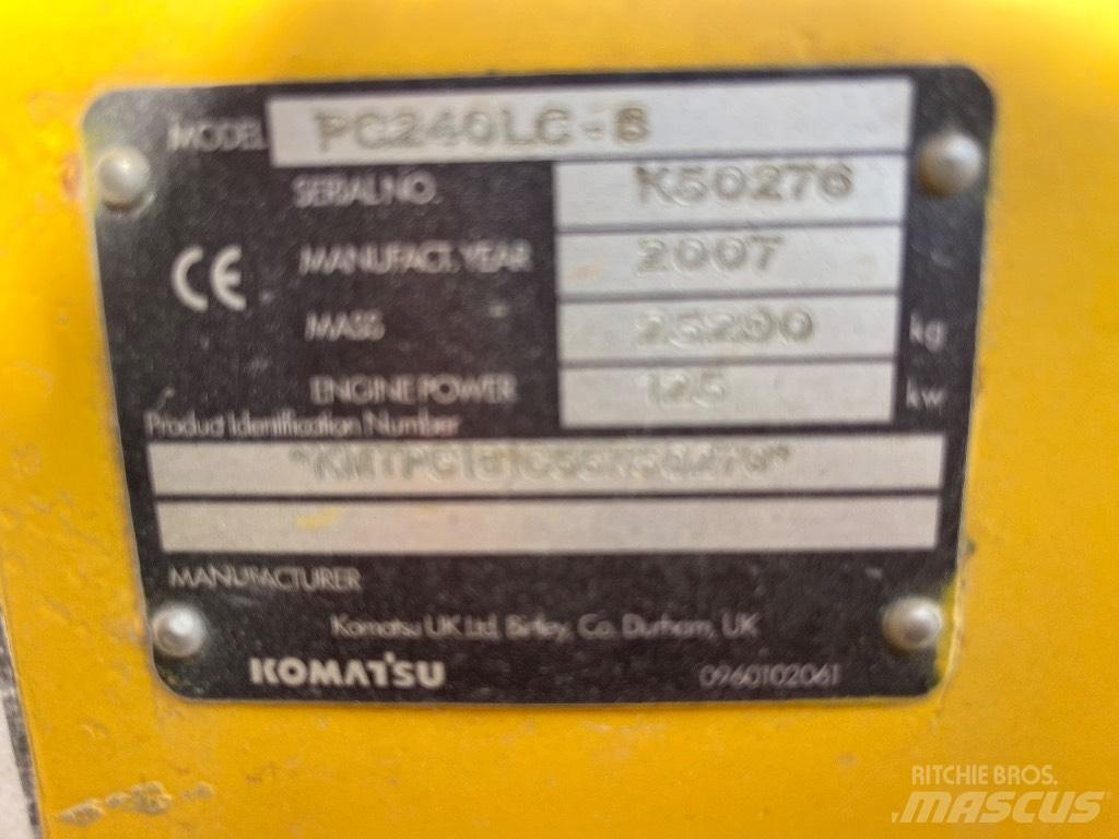 Volvo Pc240-7 Bandgrävare