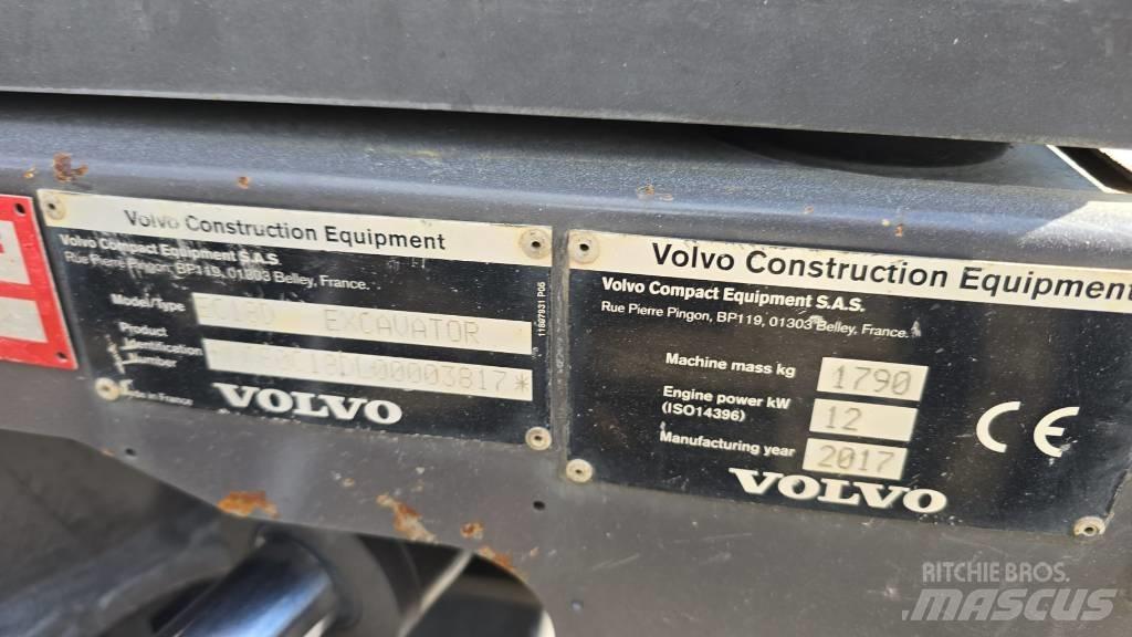 Volvo EC 18 Minigrävare < 7t