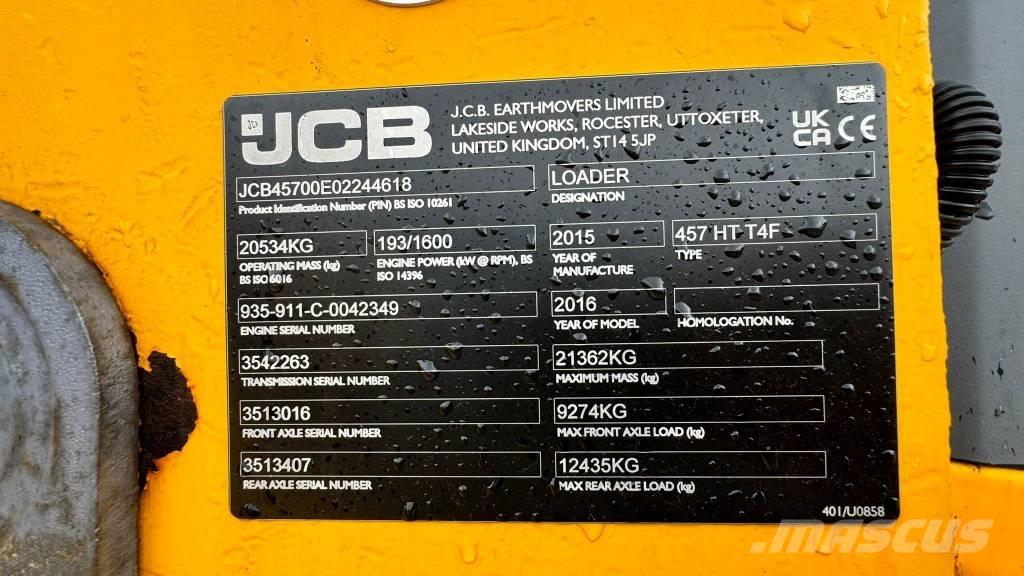 JCB 457 HT Hjullastare