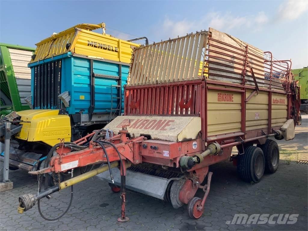 Krone Turbo 5000 Hackvagn / Självlastarvagn