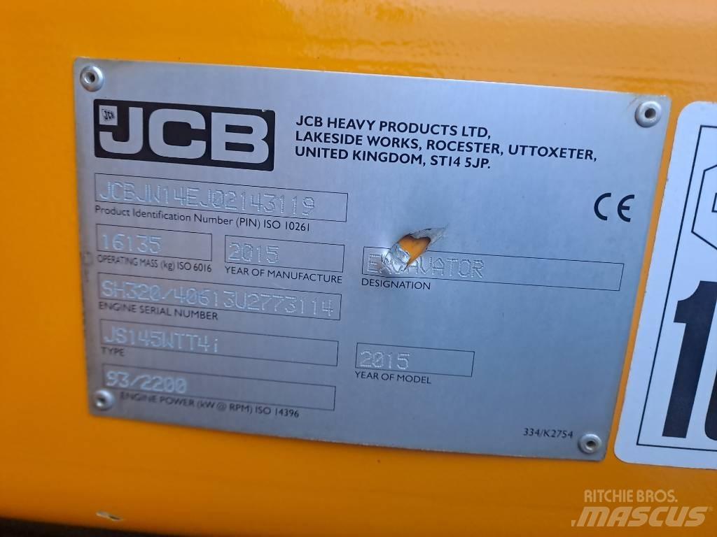 JCB JS145 W Hjulgrävare