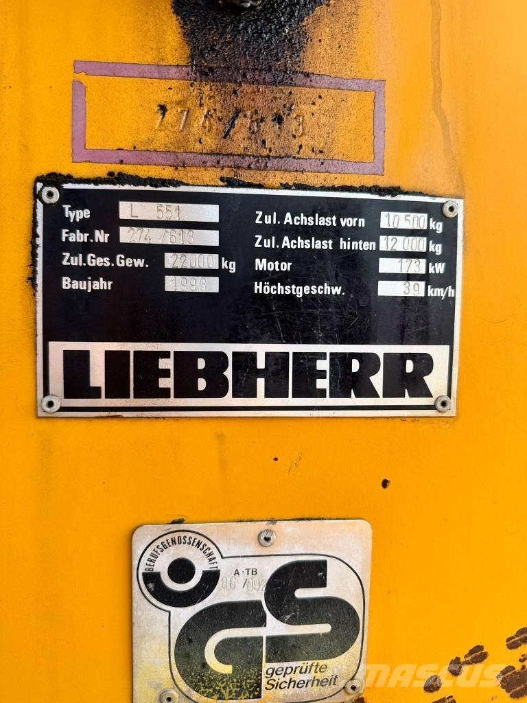 Liebherr L 551 Hjullastare