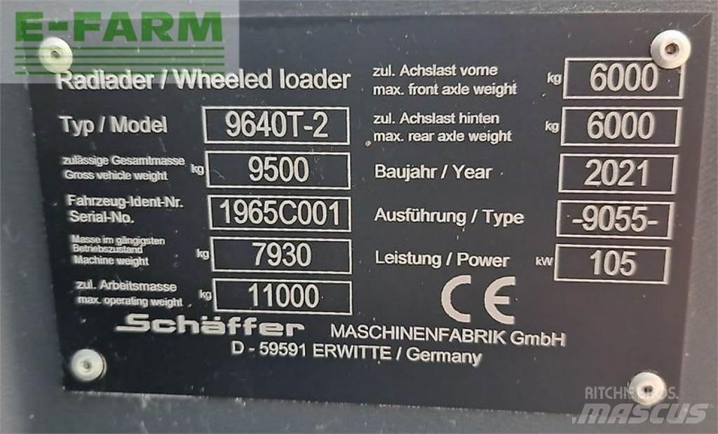 Schäffer 9640 t-2 Redskapsbärare för lantbruk