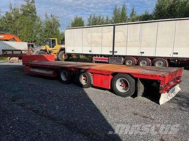 HRD pokkakärry Låg lastande semi trailer