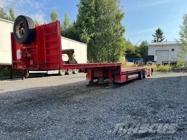HRD pokkakärry Låg lastande semi trailer