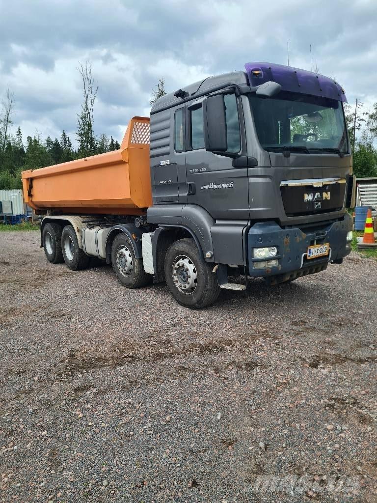 MAN TGS 35.480 Lastväxlare med kabellift