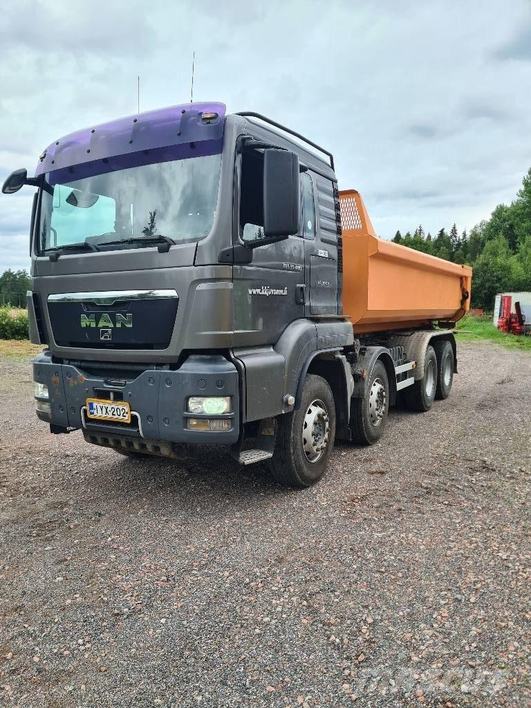 MAN TGS 35.480 Lastväxlare med kabellift
