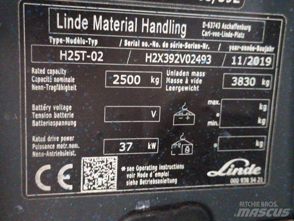 Linde H25T-02 Elmotviktstruckar