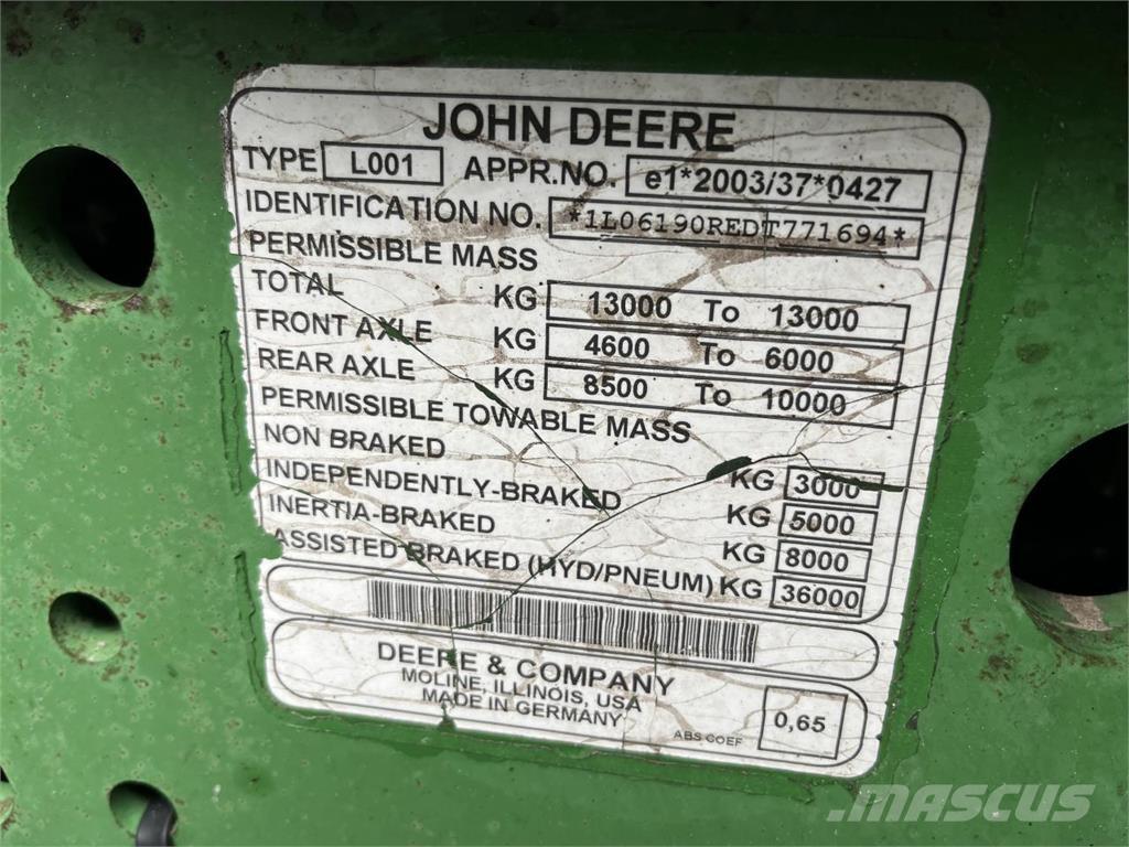 John Deere 6190R Traktorer