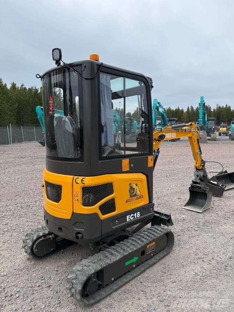 Multiloader EC 18 Minigrävare < 7t