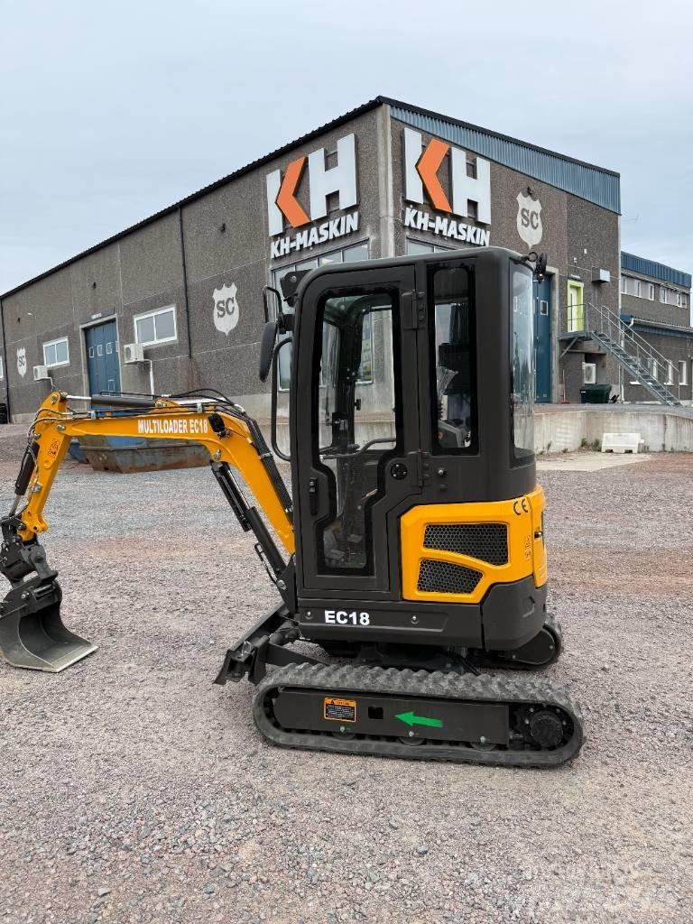 Multiloader EC 18 Minigrävare < 7t