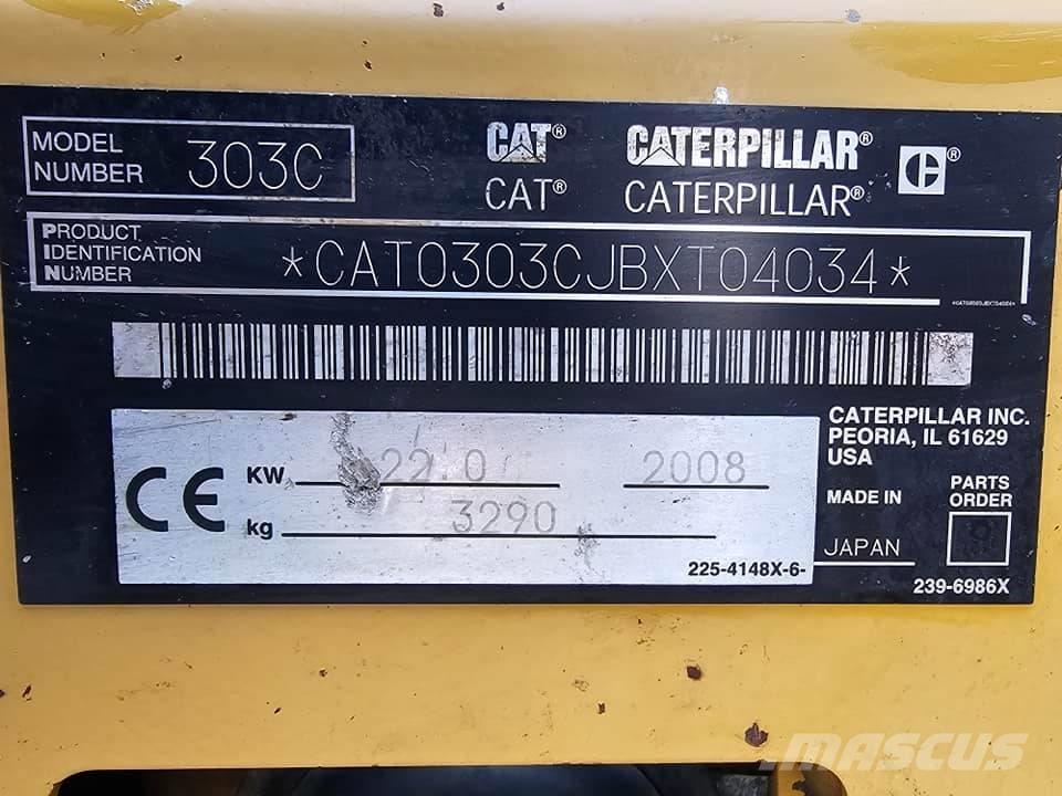 CAT 303 CR Minigrävare < 7t