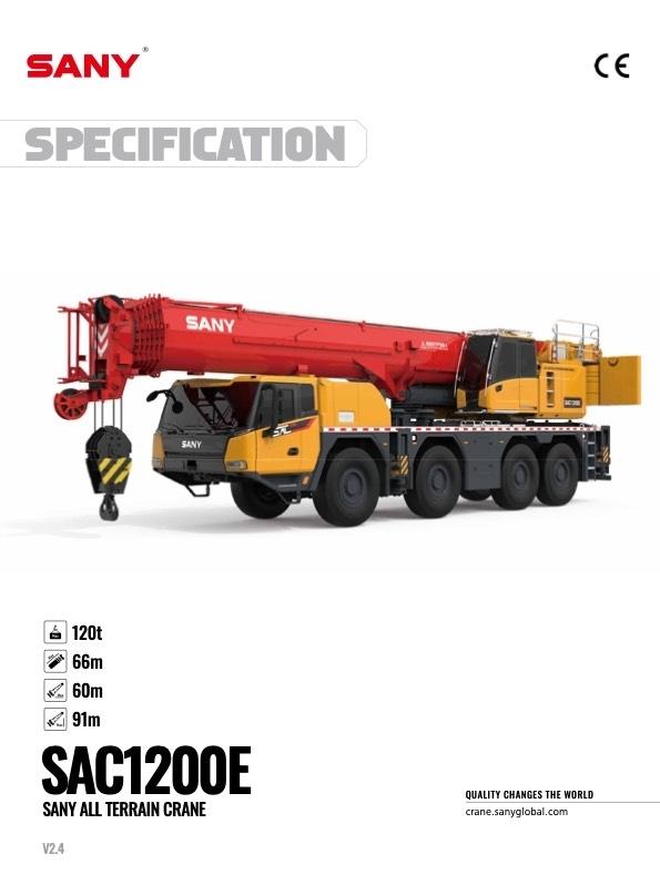 Sany SAC1200E Allterrängkranar