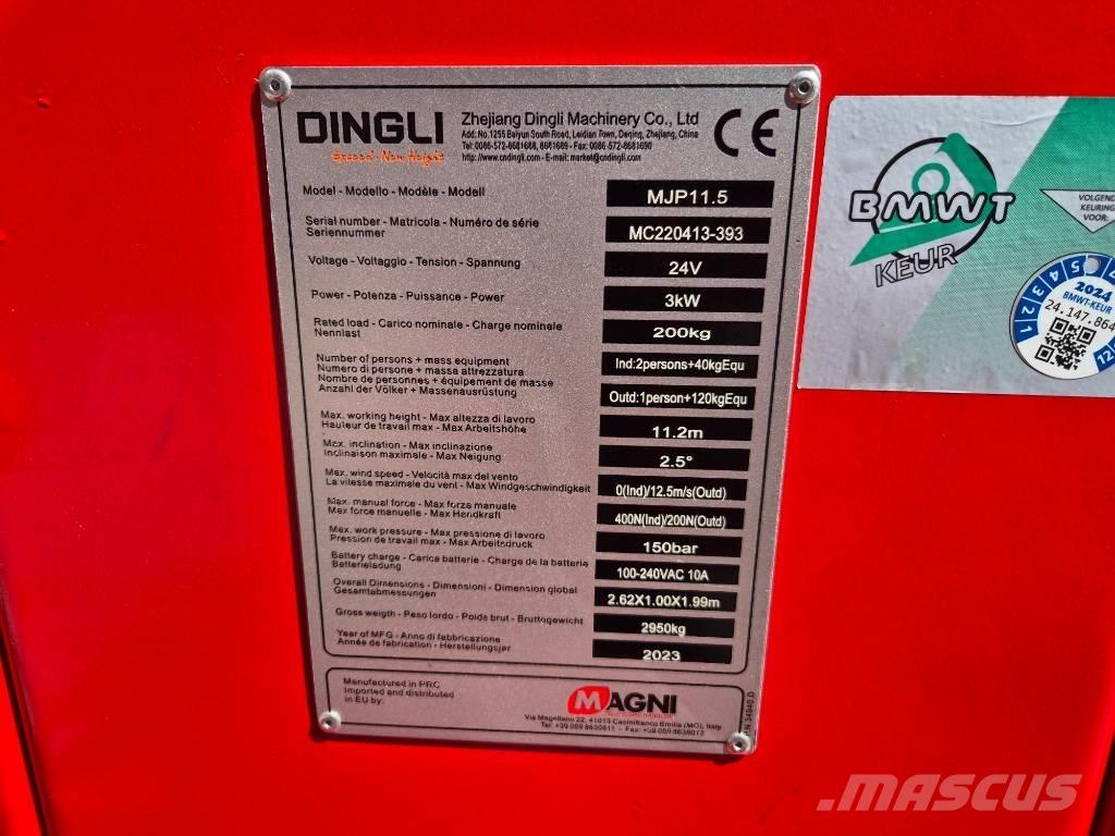 Magni MJP 11.5 Bomliftar