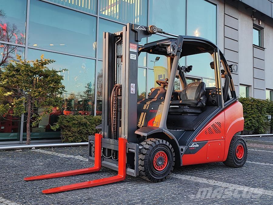 Linde H25T-02 Gasolmotviktstruckar