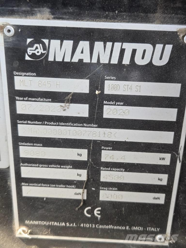 Manitou MLT 845 Teleskoplastare