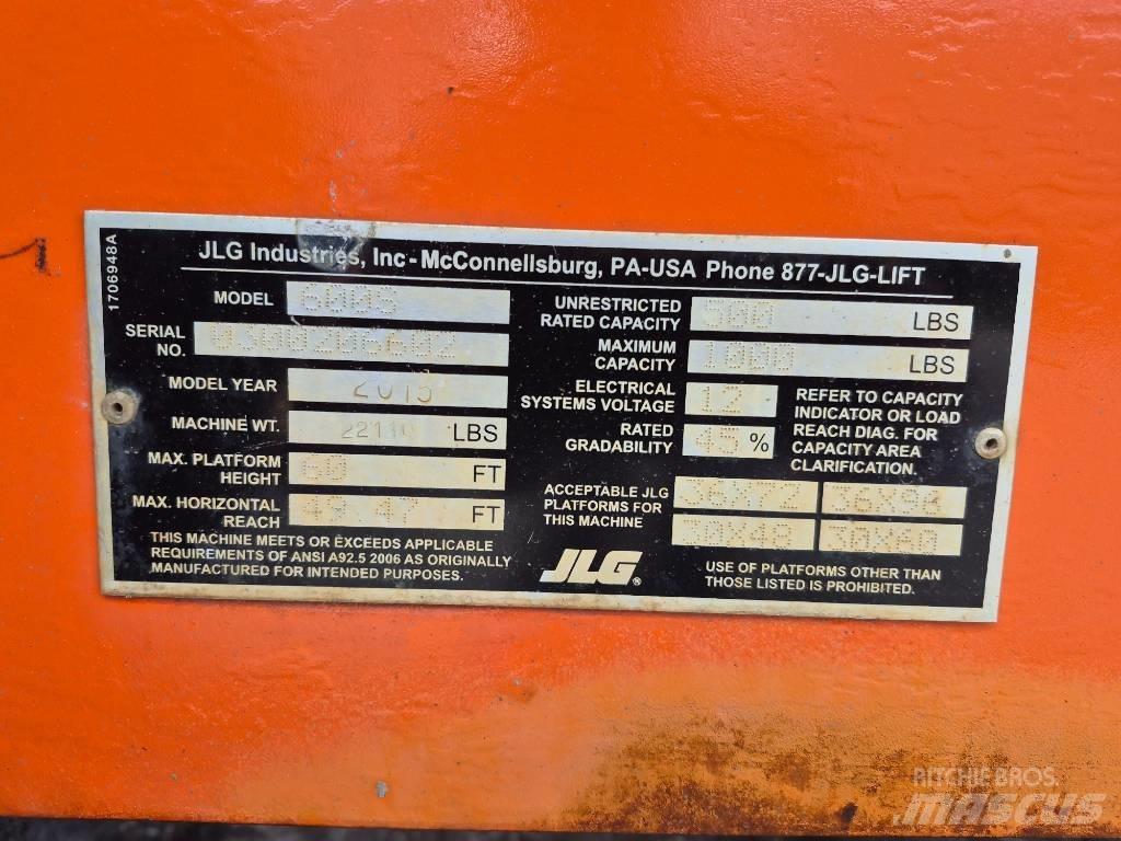JLG 800 S Bomliftar