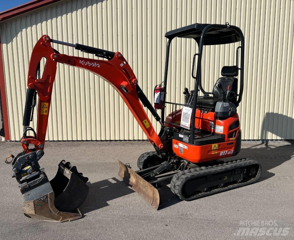 Kubota U 17-3 Minigrävare < 7t