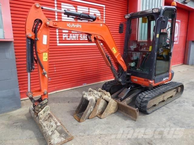Kubota U 27-4 Minigrävare < 7t