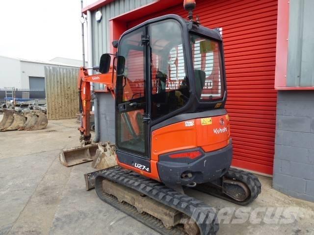 Kubota U 27-4 Minigrävare < 7t