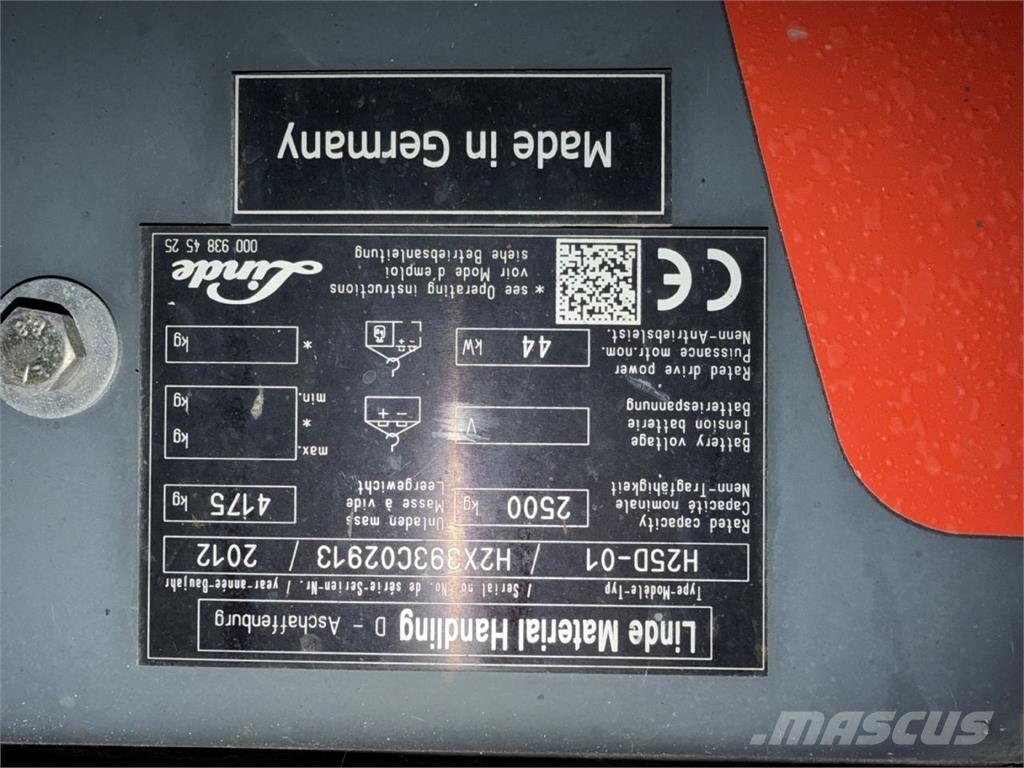Linde H25D-01 Dieselmotviktstruckar