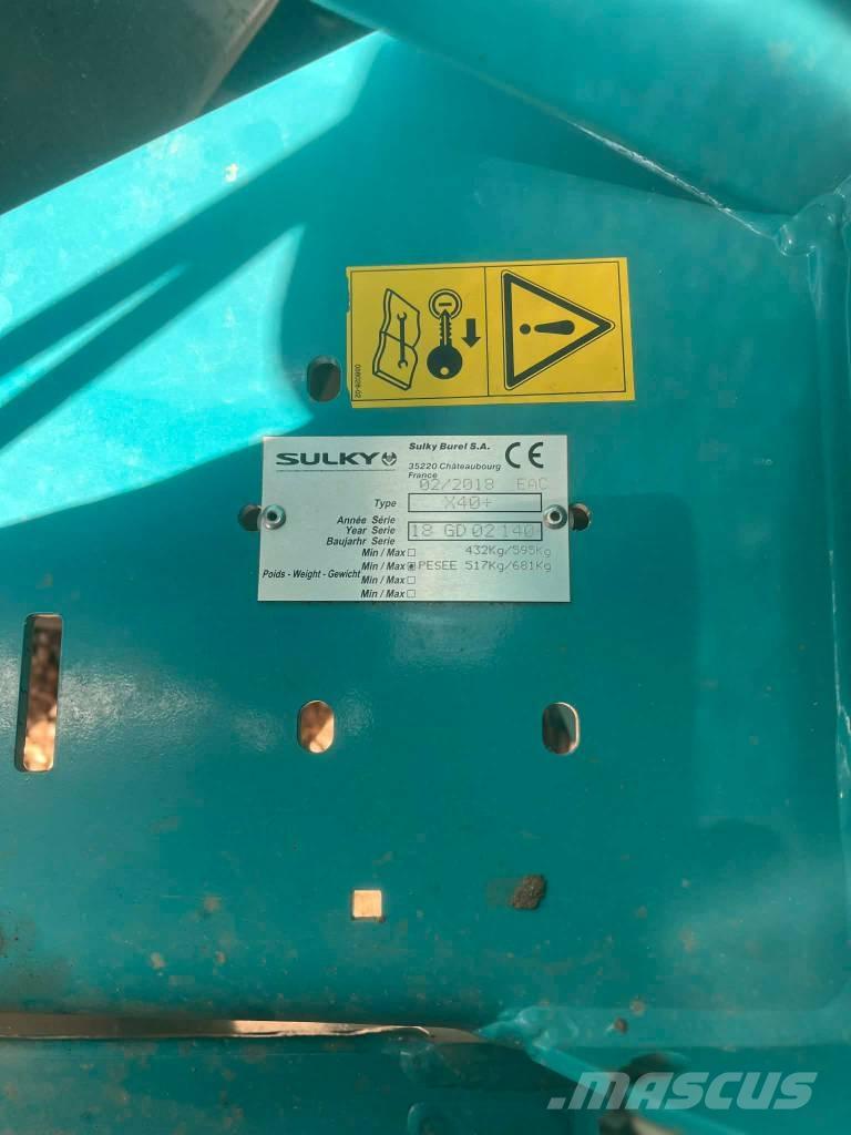Sulky X40+ Fast- och kletgödselspridare