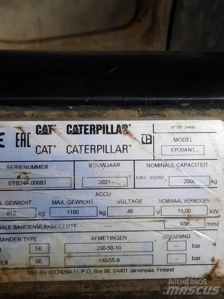 CAT EP20ANT Elmotviktstruckar
