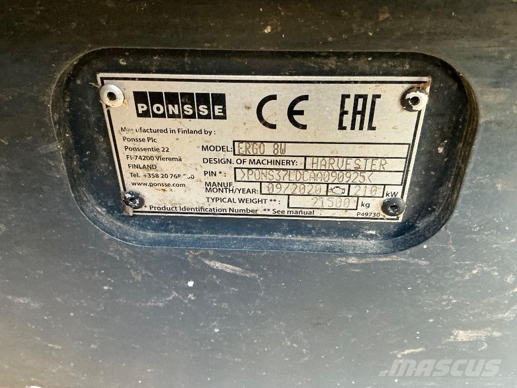 Ponsse ERGO 8W Skördare