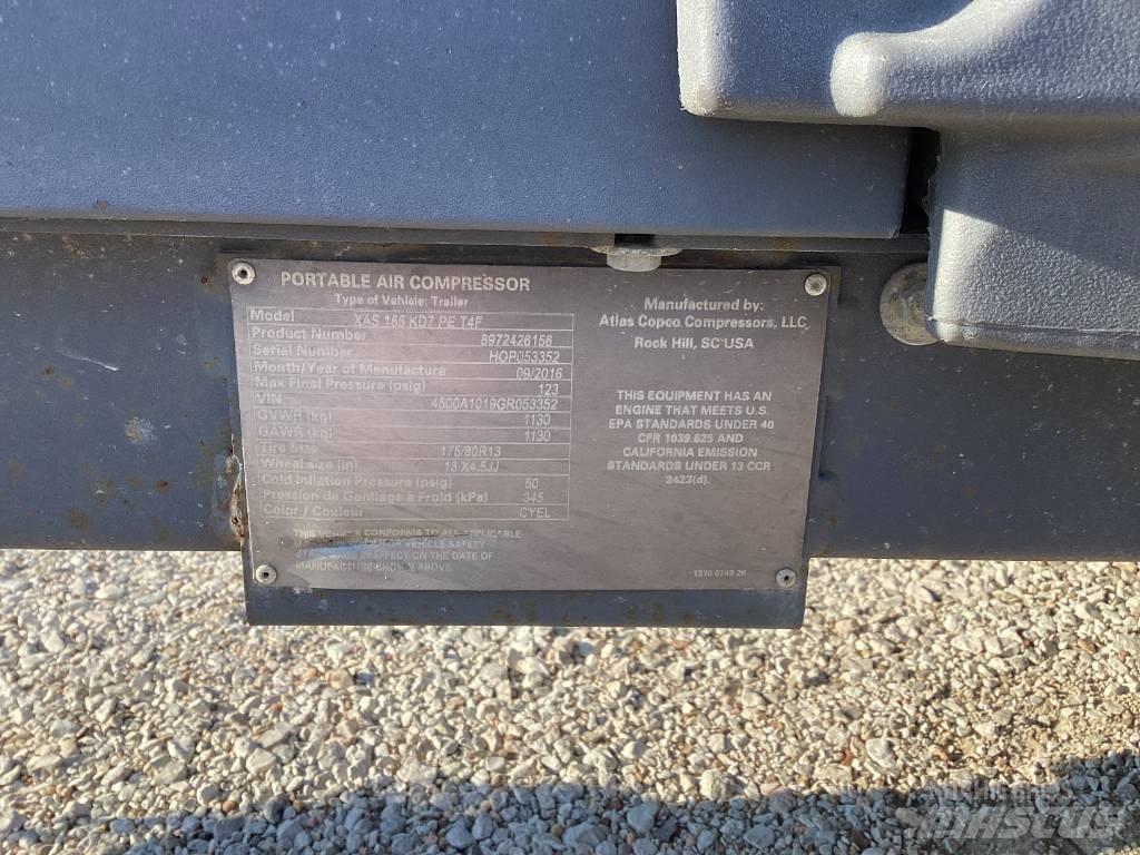 Atlas Copco XAS 185 Kompressorer