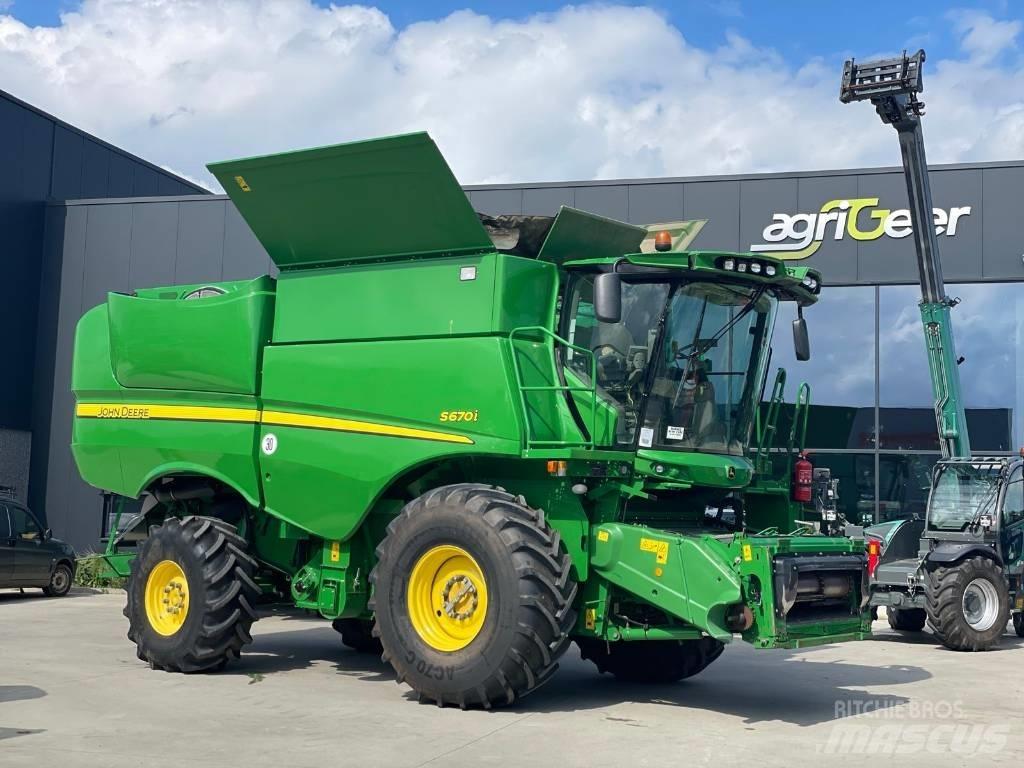 John Deere S670 4x4 Skördetröskor