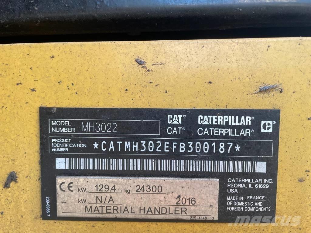CAT MH 3022 Avfalls / industri hantering