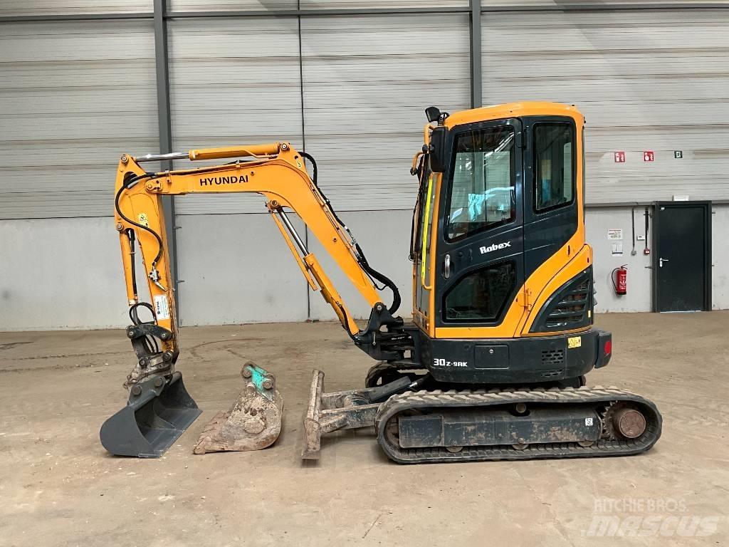 Hyundai 30 Z-9 Minigrävare < 7t