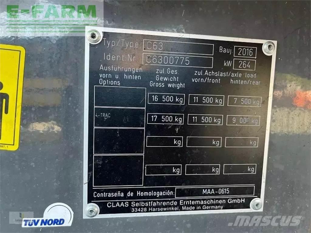CLAAS lexion 630 Skördetröskor