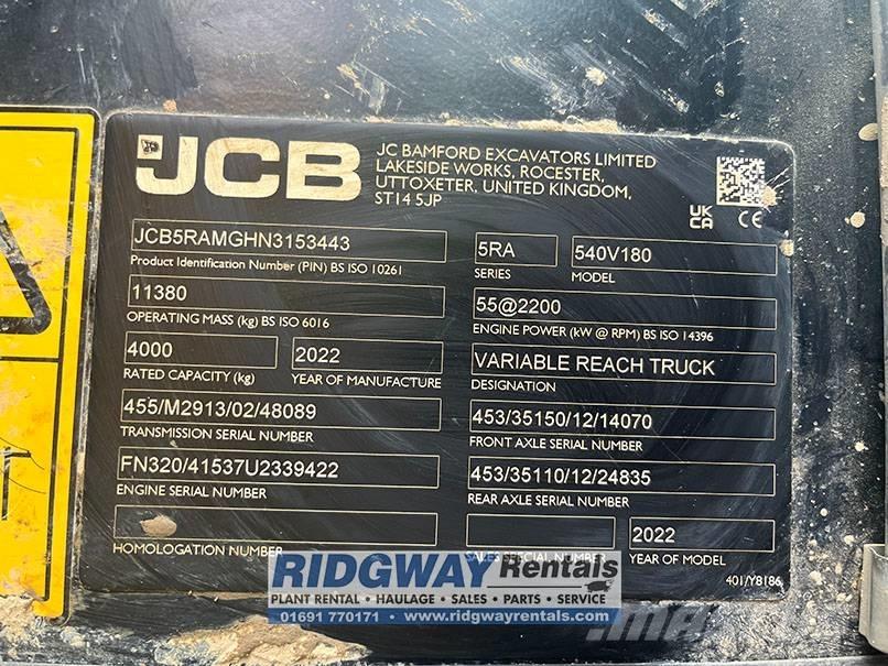 JCB 540-180 Teleskoplastare