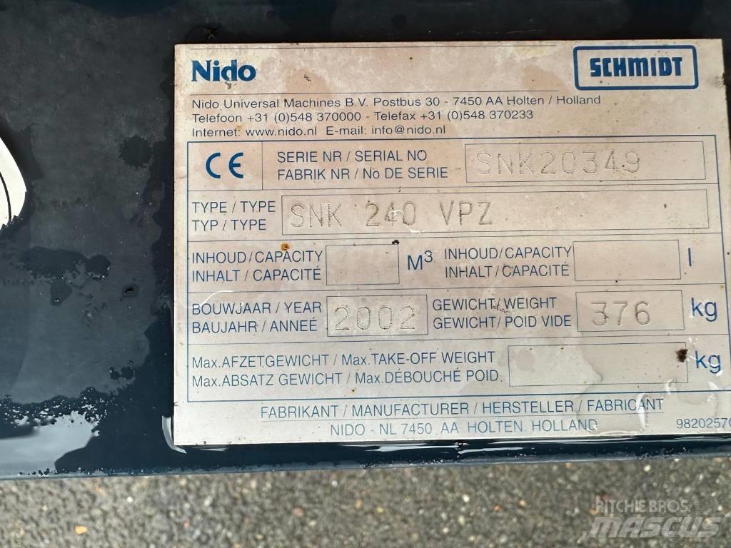 Nido SNK240VPZ Snöblad och plogar