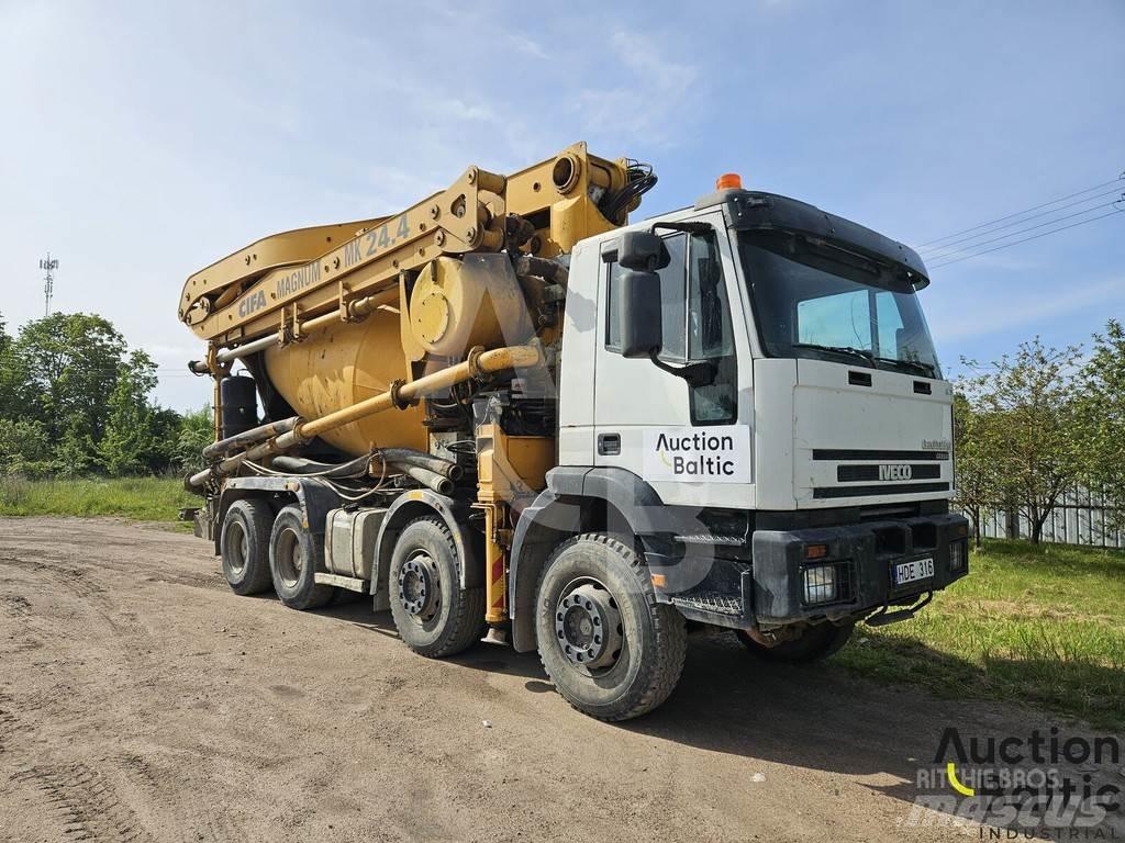 Iveco Magirus Lastbilar med betongpump