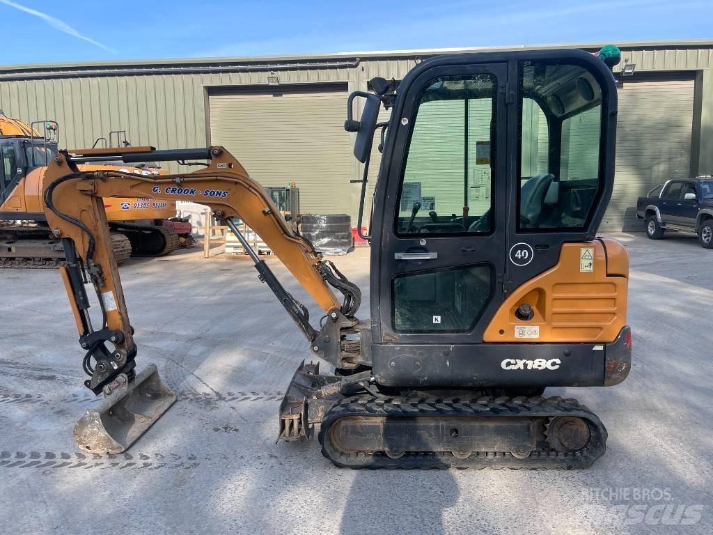 CASE CX 18 C Minigrävare < 7t