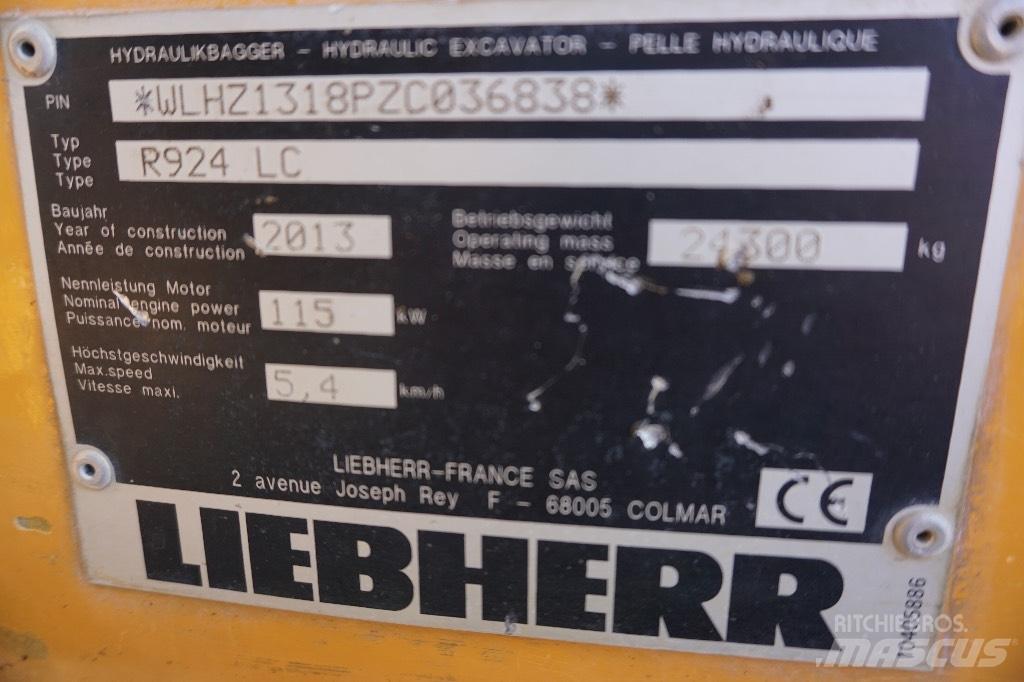 Liebherr R 924 LC Bandgrävare