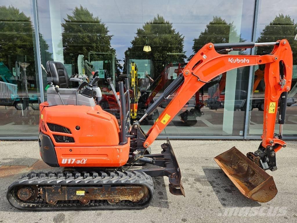Kubota u17-3a Minigrävare < 7t