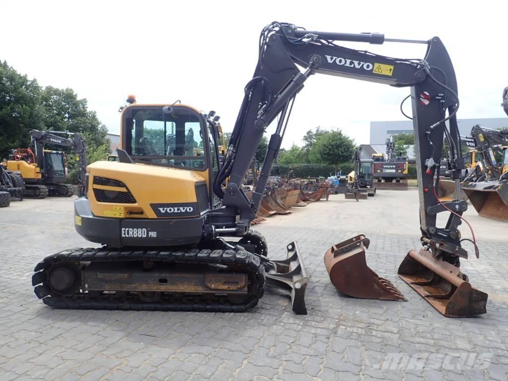 Volvo ECR 88 D Midigrävmaskiner 7t - 12t